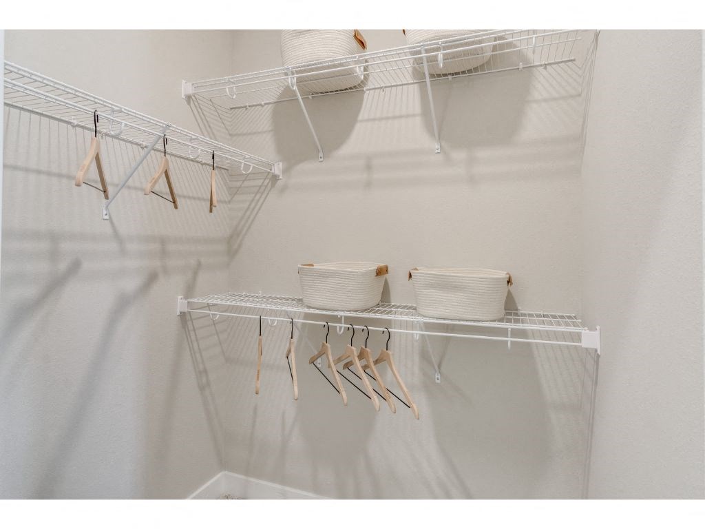 Cedar Main Bedroom Closet at Montgomery Place Apartments, Montgomery, IL
