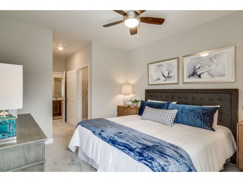 Cedar Main Bedroom at Montgomery Place Apartments, Illinois, 60538