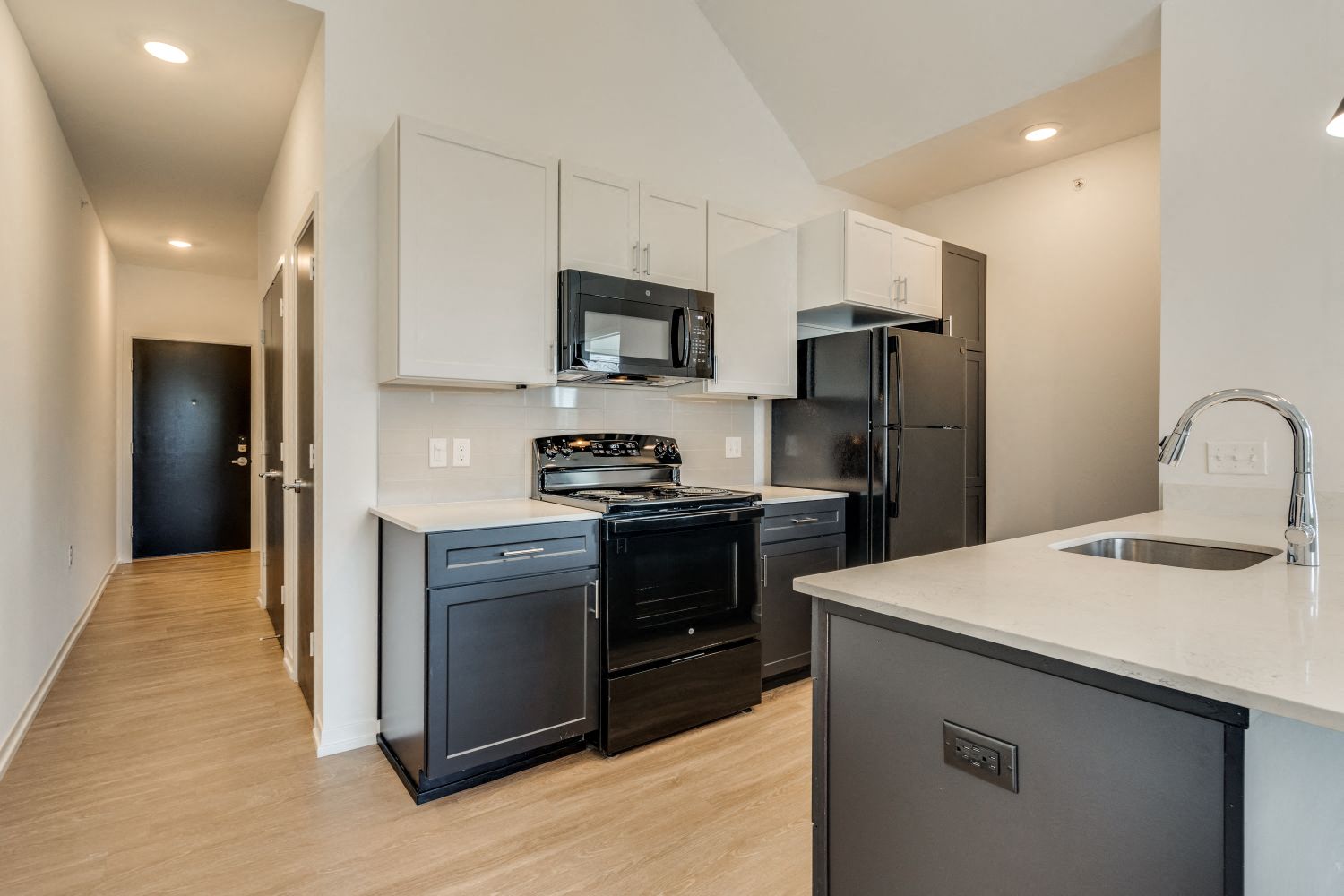 Subway Tile Backsplash at Uptown Square Apartments, Troy, MI, 48083