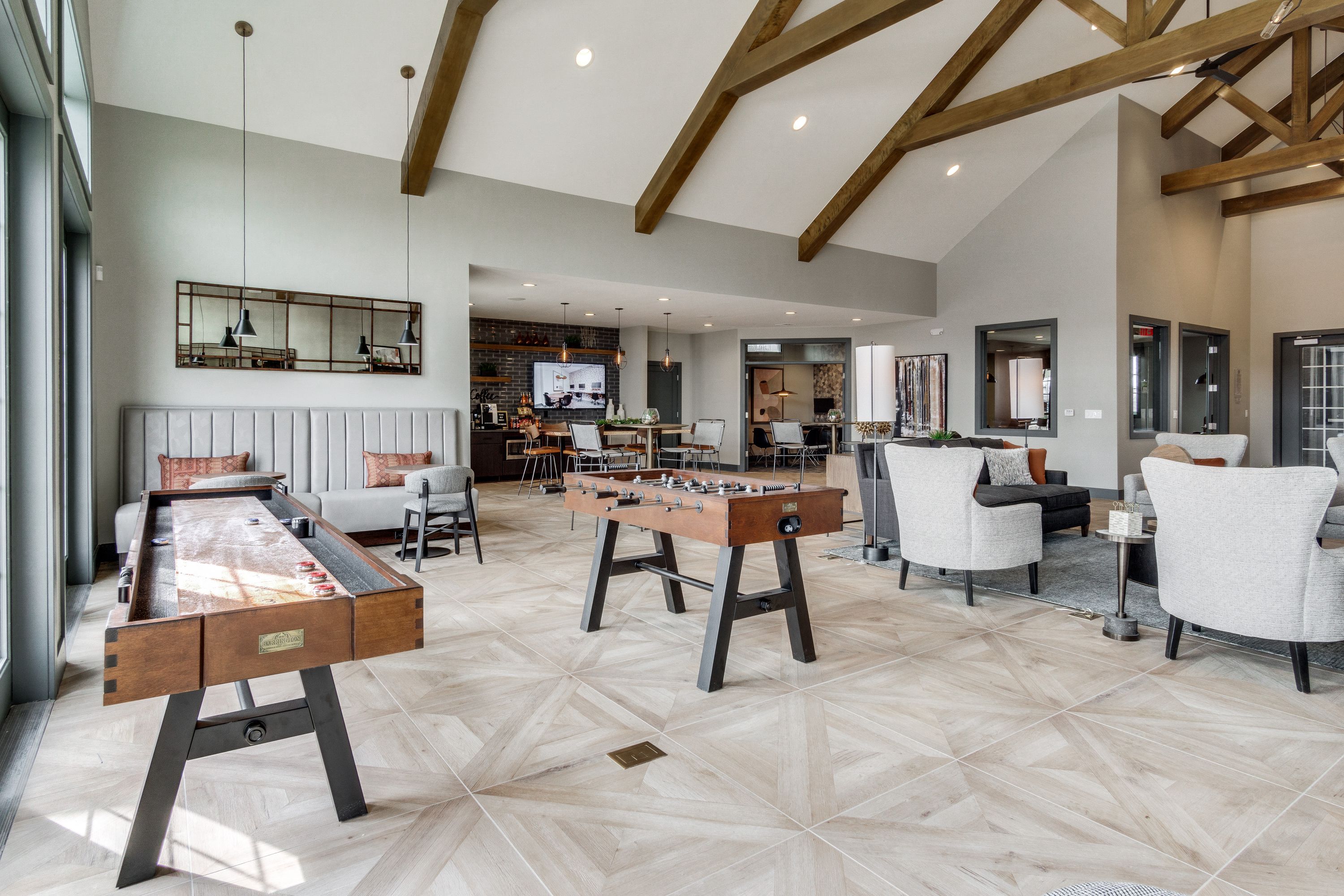 Gaming Tables in Clubhouse at 24 at Bloomfield, Bloomfield Hills, MI