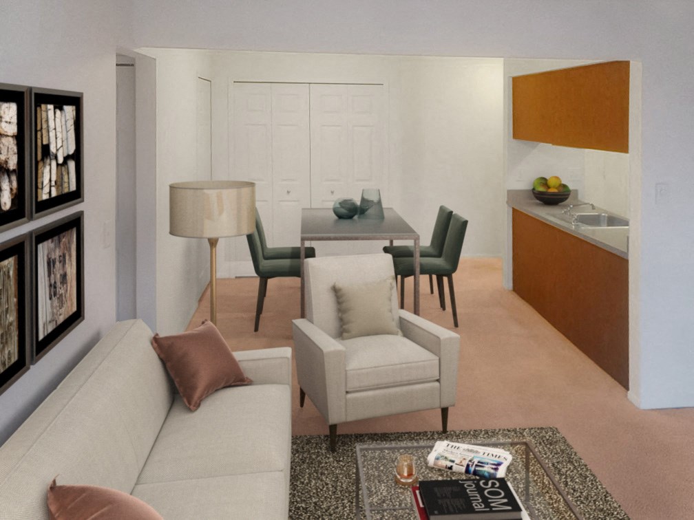 Iris Layout View of Dining Room at Lake in the Pines, 28311