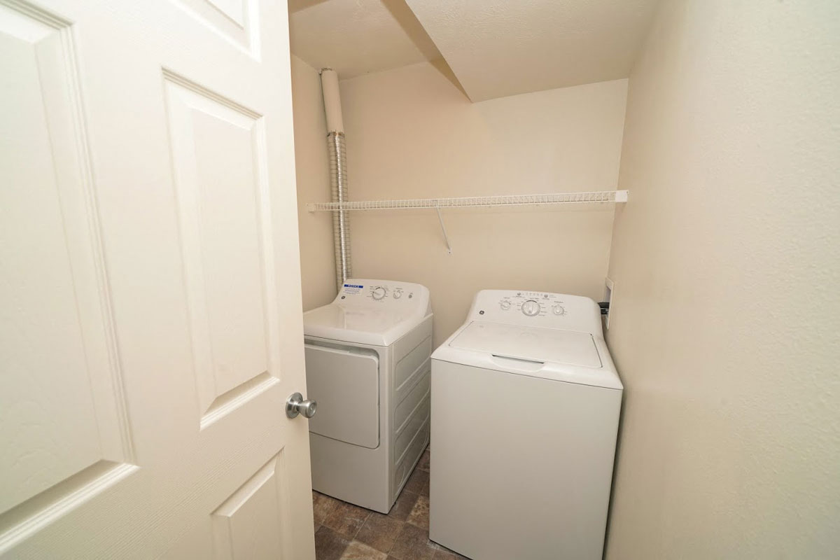 Separate Laundry Room in Two Bedrooms at Arbor Lakes Apartments in Elkhart, IN