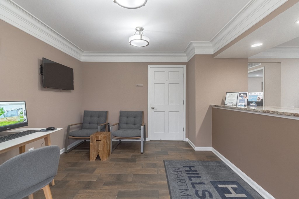 Spacious Lobby  at Hillside Apartments, Wixom, 48393
