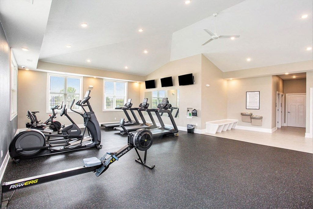 24/7 Fitness Center with Wi-Fi at Meadowbrooke Apartment Homes in Grand Rapids, MI 49512