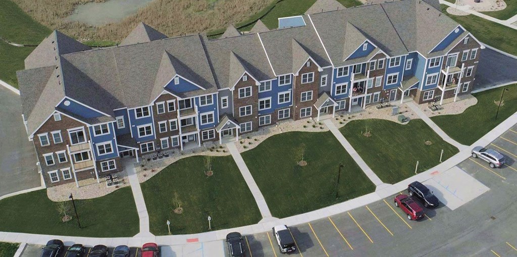 Aerial View at Meadowbrooke Apartment Homes, Grand Rapids, Michigan