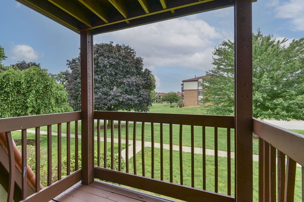 a view from a private balcony