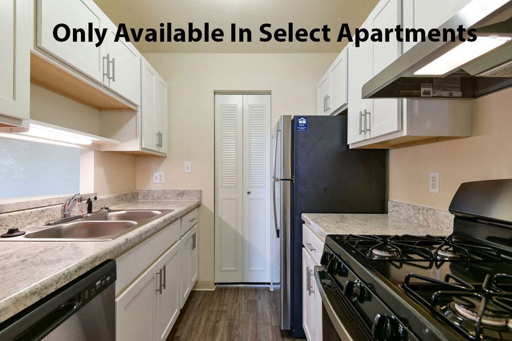 Stainless Steel Kitchen Appliances at Old Monterey Apartments in Springfield, MO