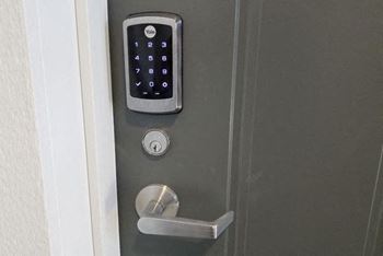 Smart Home Locks at Mount Royal Townhomes