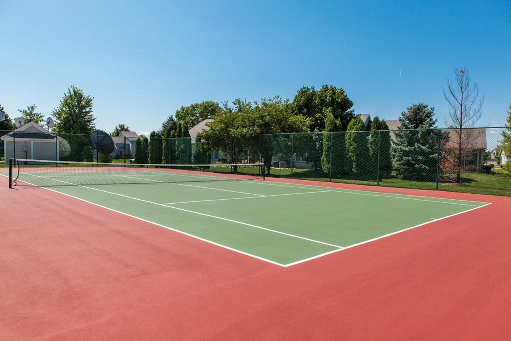 Tennis Court at Mallard Bay Apartments, Crown Point, 46307