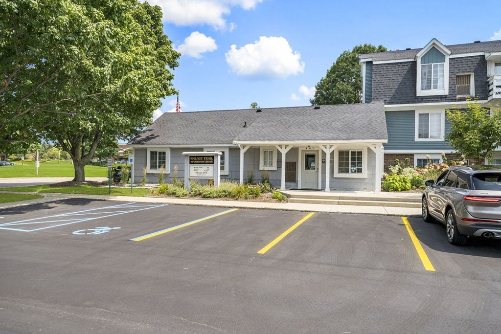 Leasing Office at Newport Village Apartments, Portage, MI