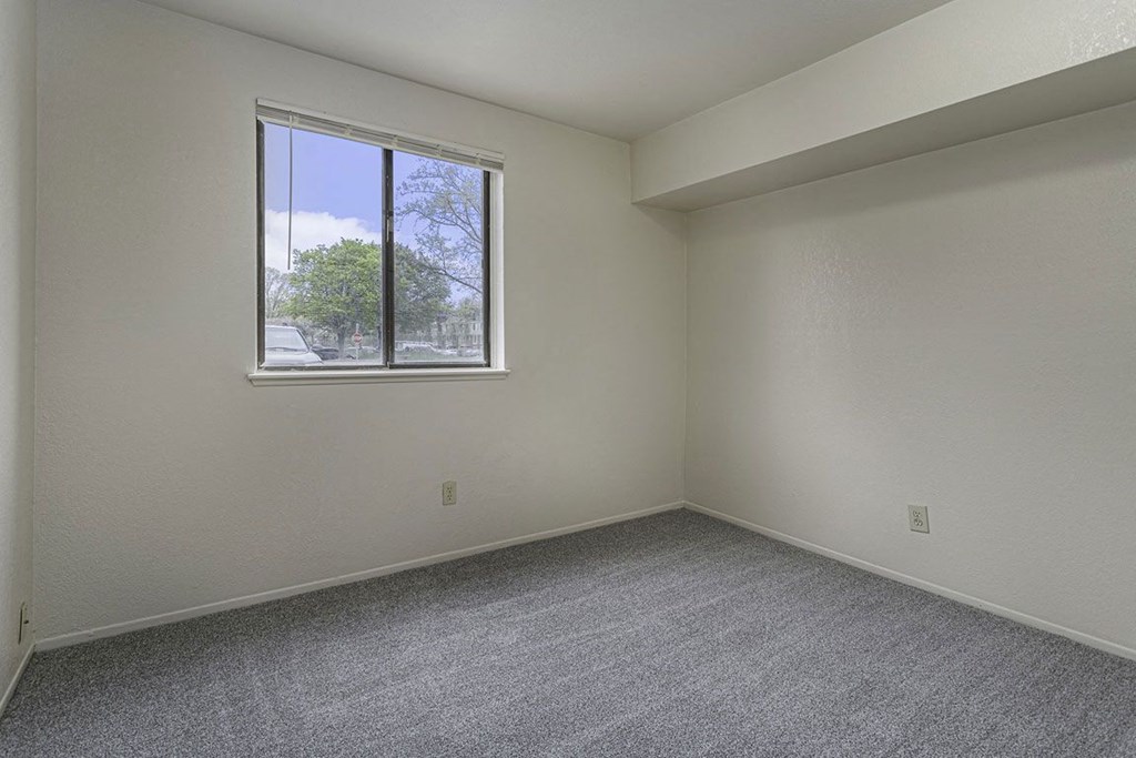 Second bedroom with a view at Normandy Village Apartments, Michigan City