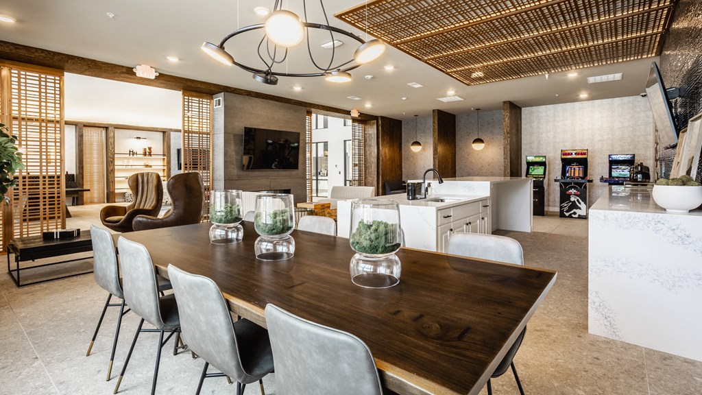 Large Community Clubhouse at Nuvo Flats, Merrillville, Indiana