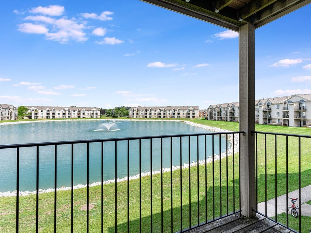Gorgeous Views from Balcony at Oak Shores Apartments in Oak Creek, WI