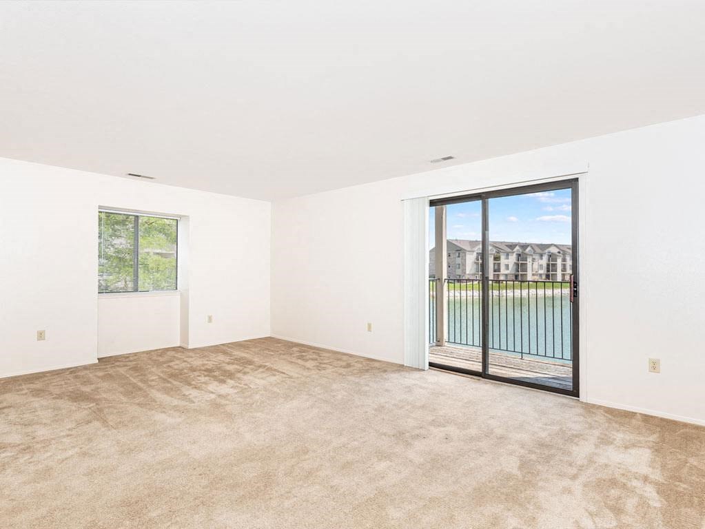 Enlarged Living Room at Oak Shores Apartments in Oak Creek, WI