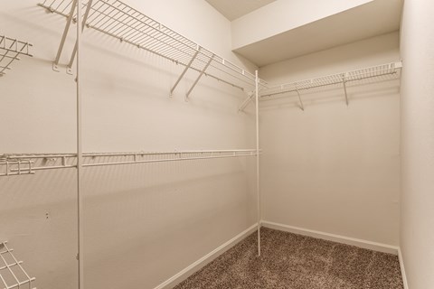 our spacious closets at Pheasant Run Apartments, Lafayette, IN
