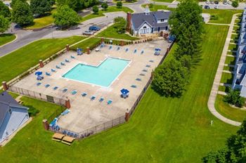 Large Poolside Sundeck at Indian Lakes Apartments in Mishawaka, IN