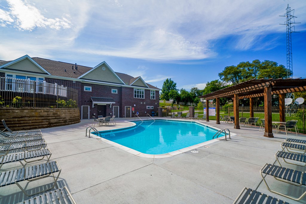 Poolside Sundeck at Andover Pointe Apartment Homes, 68138
