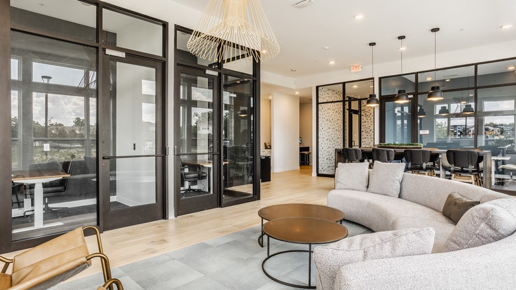 Unique Courtyard Design at Upper Vue Flats, Ohio