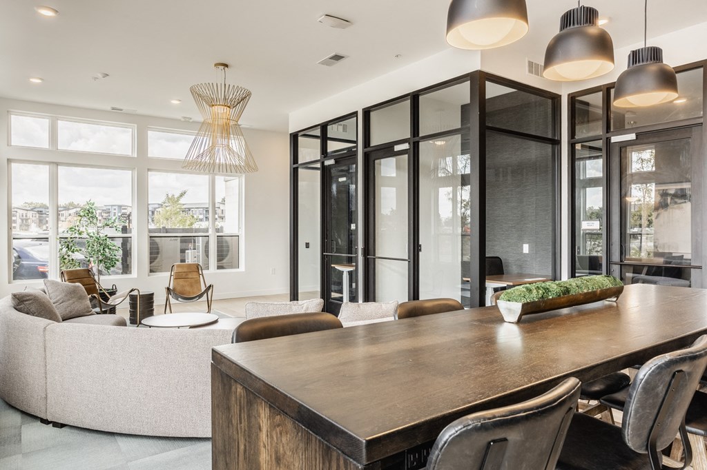 Living Room Come Dining Area at Upper Vue Flats, Dublin