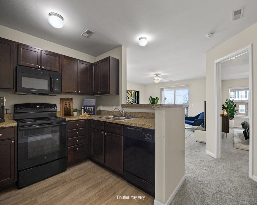Superior Kitchen at River Hills Apartments, Fond du Lac