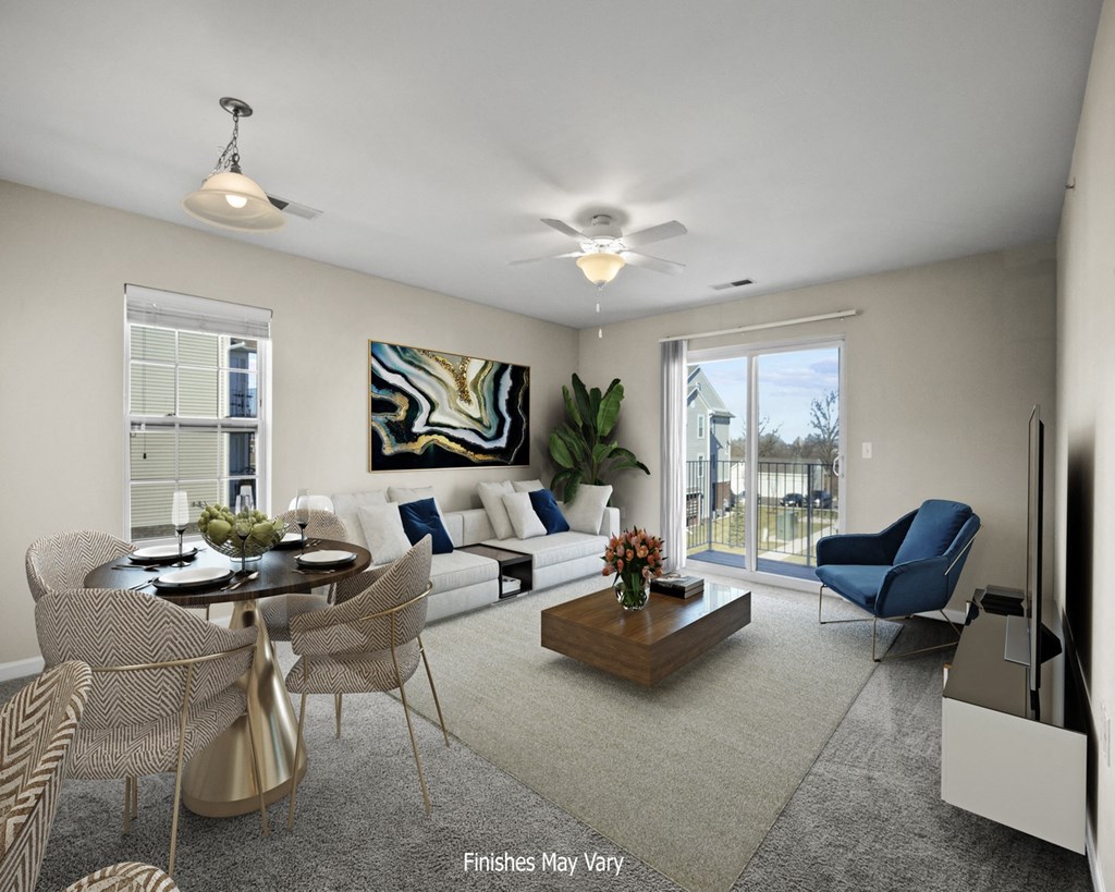 Superior Living Area at River Hills Apartments, Wisconsin, 54937