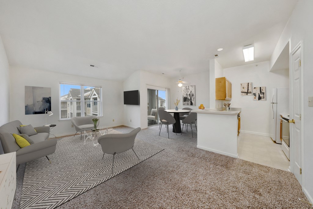 Renovated Kitching and Dining at WaterFront Apartments, Virginia Beach, Virginia