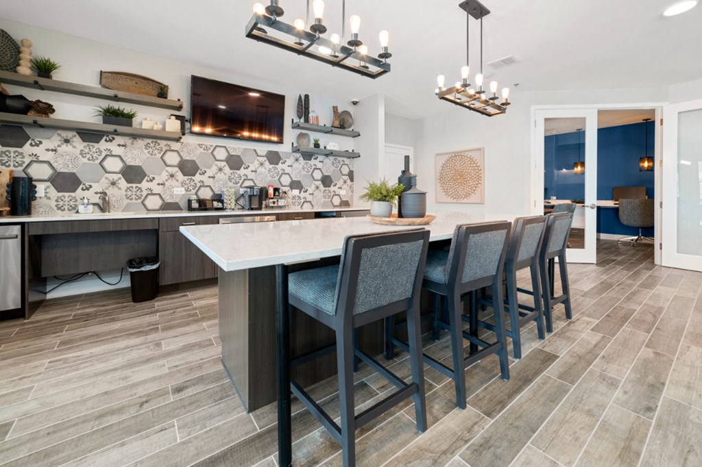 Village Place Resident Clubhouse Interior at Village Place Apartments, Romeoville, 60446