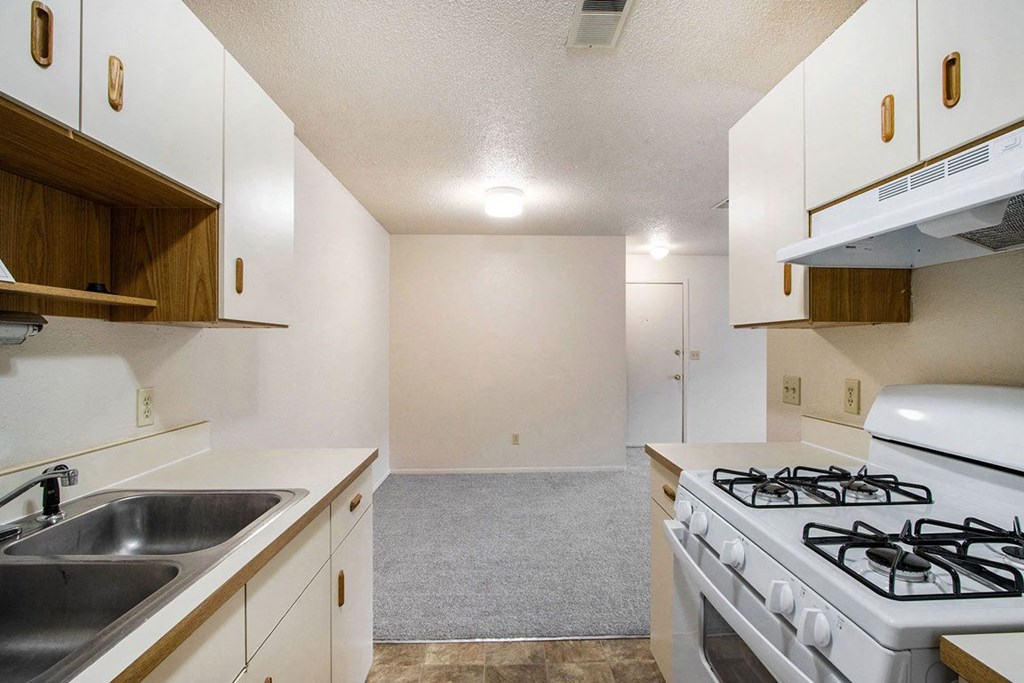 Fully Equipped Kitchen at Seville Apartments, Kalamazoo