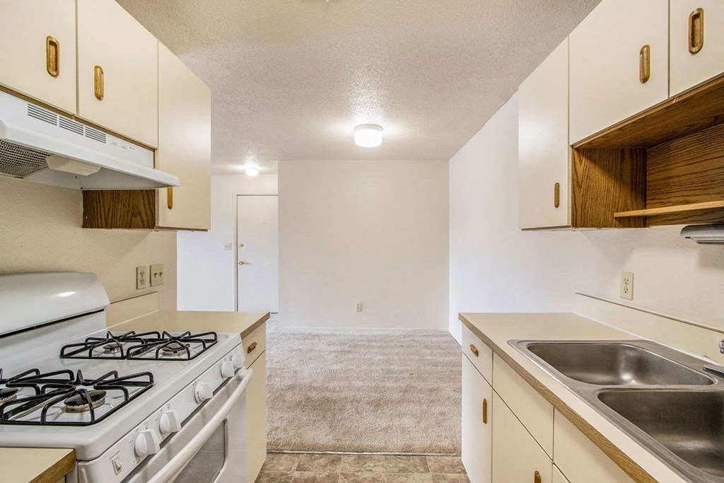 Kitchen at Seville Apartments, Kalamazoo, MI, 49009
