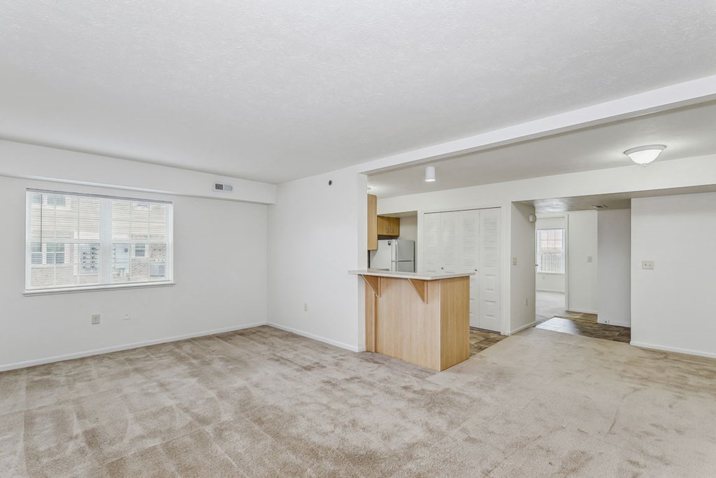 Enlarged Living Room at Stoney Pointe Apartment Homes in Wichita, KS