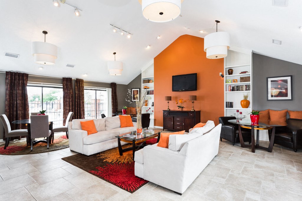 Clubhouse Vaulted Ceiling at Scarborough Lake Apartments, Indianapolis, 46254