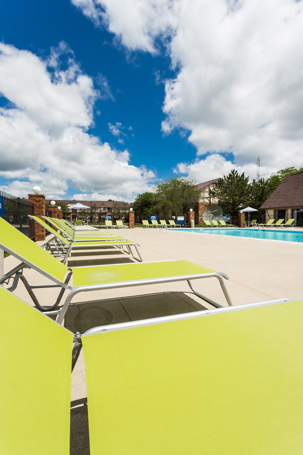 Lounge Chairs at Scarborough Lake Apartments in Indianapolis, Indiana