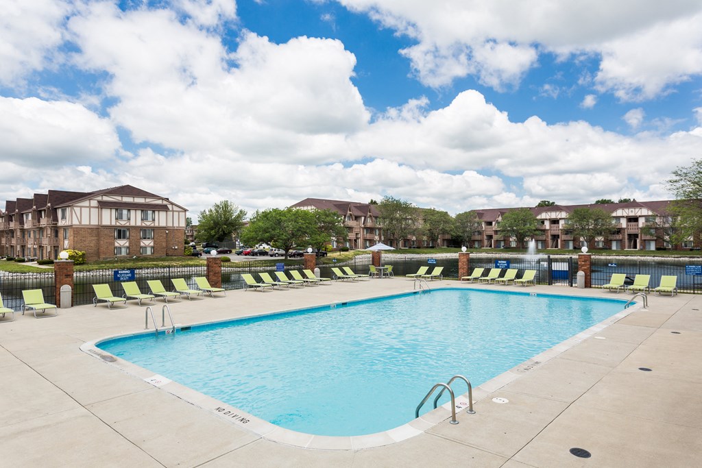 Swimming Pool at Scarborough Lake Apartments in Indianapolis, IN 46254