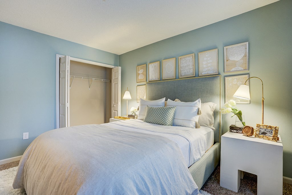 Comfortable Bedroom With Closet at Sunscape Apartments, Roanoke, Virginia
