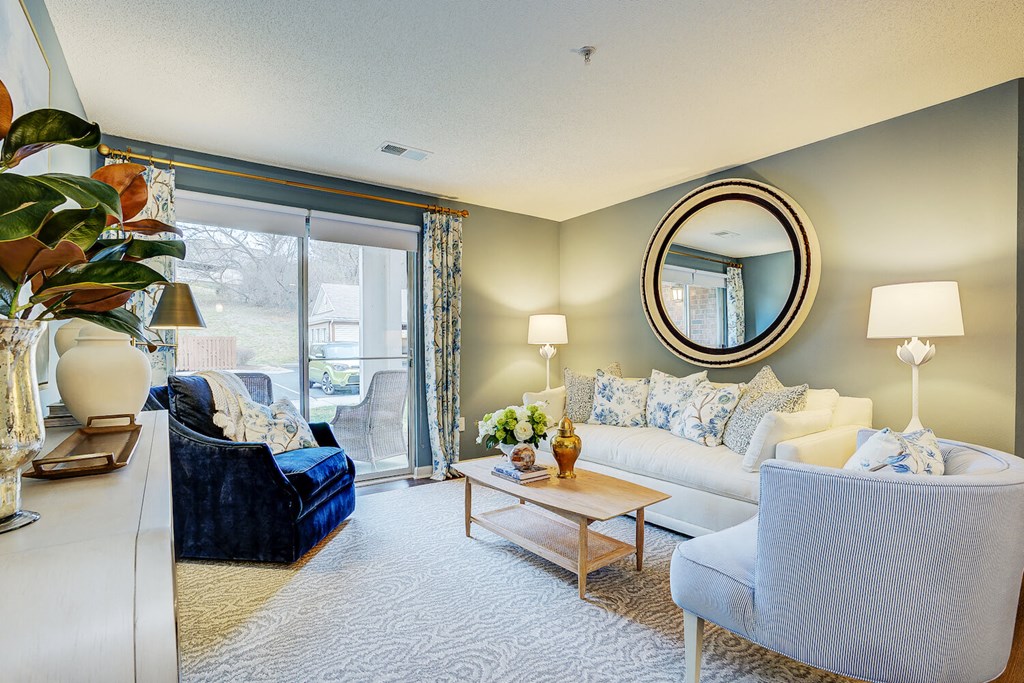 Modern Living Room at Sunscape Apartments, Roanoke, VA, 24018