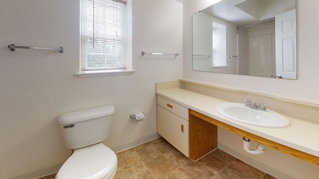 Bathroom with Natural Light at Tall Oaks Apartment Homes, Kalamazoo, 49009