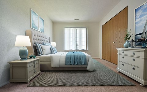 Large Bedroom at Tanglewood Apartments, Wisconsin 53154