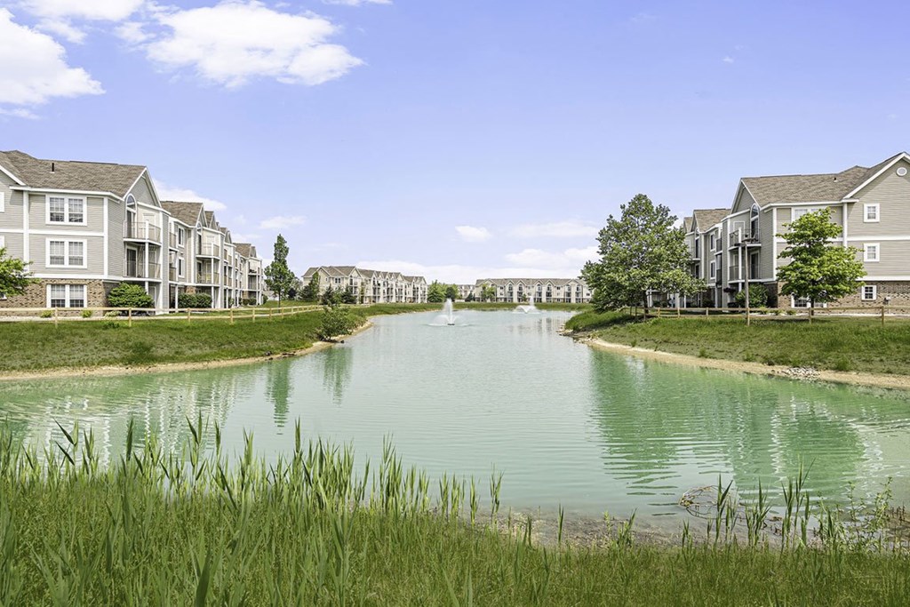 Balcony/Patio Views at Tracy Creek Apartments, Perrysburg, Ohio