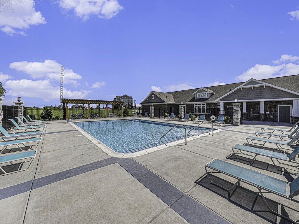 Outdoor Pool with Wi Fi at Trade Winds Apartment Homes in Elkhorn, NE