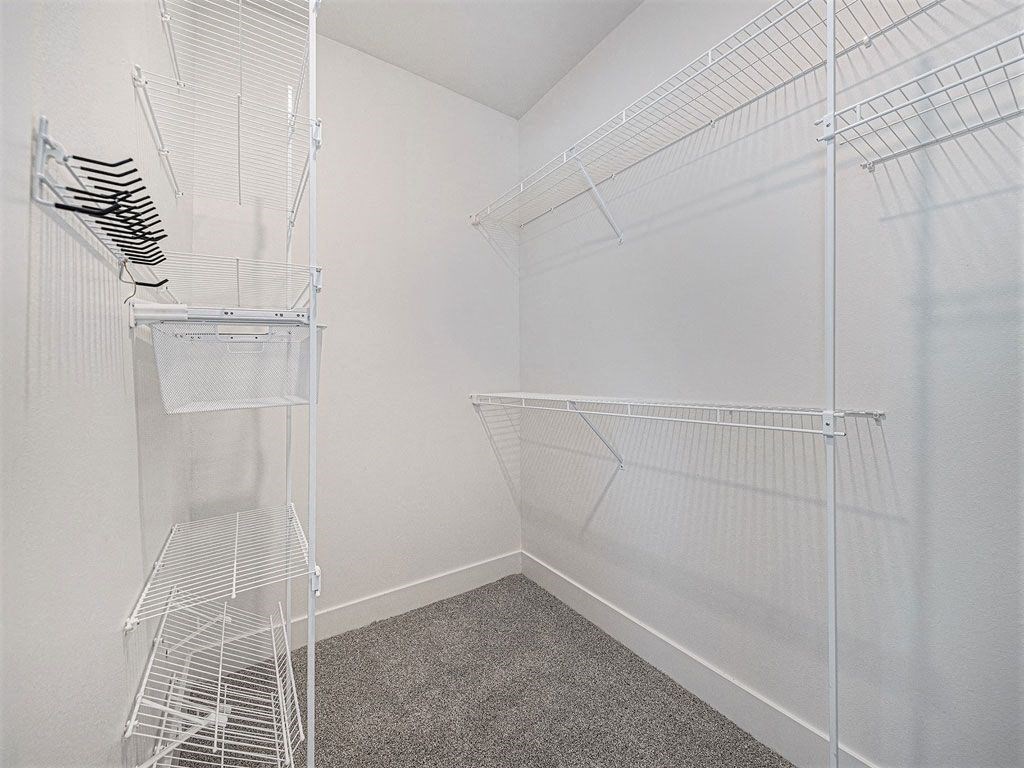 spacious closet in the bedroom at Trade Winds Apartment Homes, Elkhorn, NE