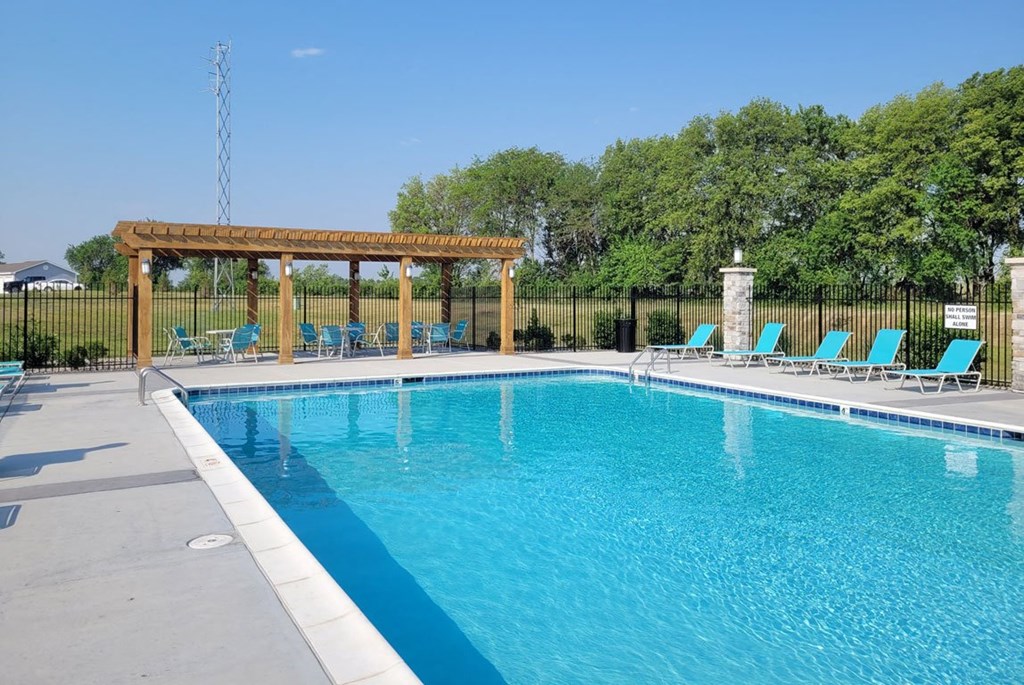 Outdoor Pool with Wi Fi at Trade Winds Apartment Homes in Elkhorn, NE