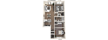 a 1 bedroom floor plan