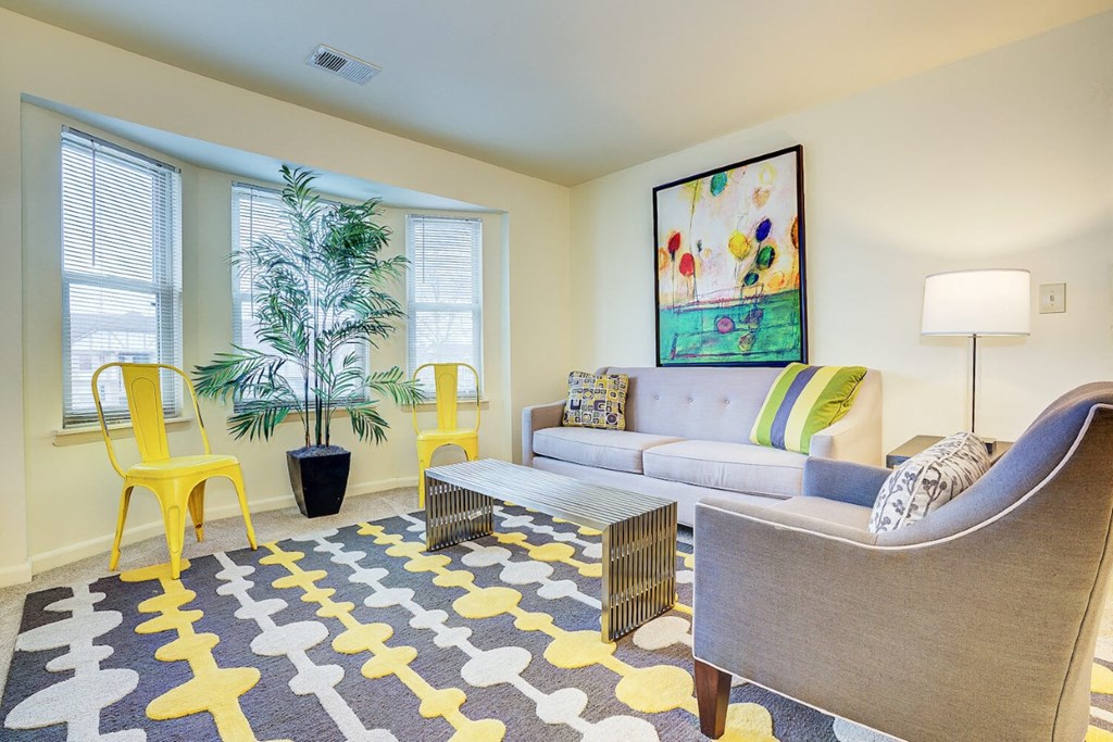 Model Living Area at Pheasant Run, Lafayette, IN