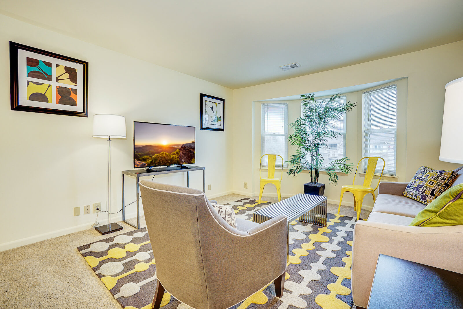 Living Room Design at Pheasant Run, Lafayette, Indiana