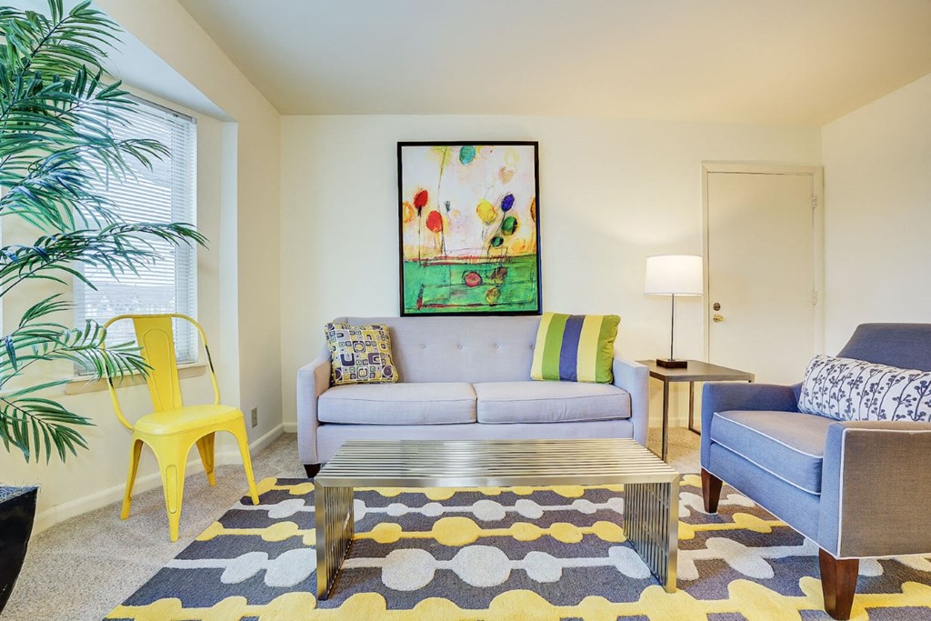 Model Living Room at Pheasant Run, Lafayette, IN, 47909