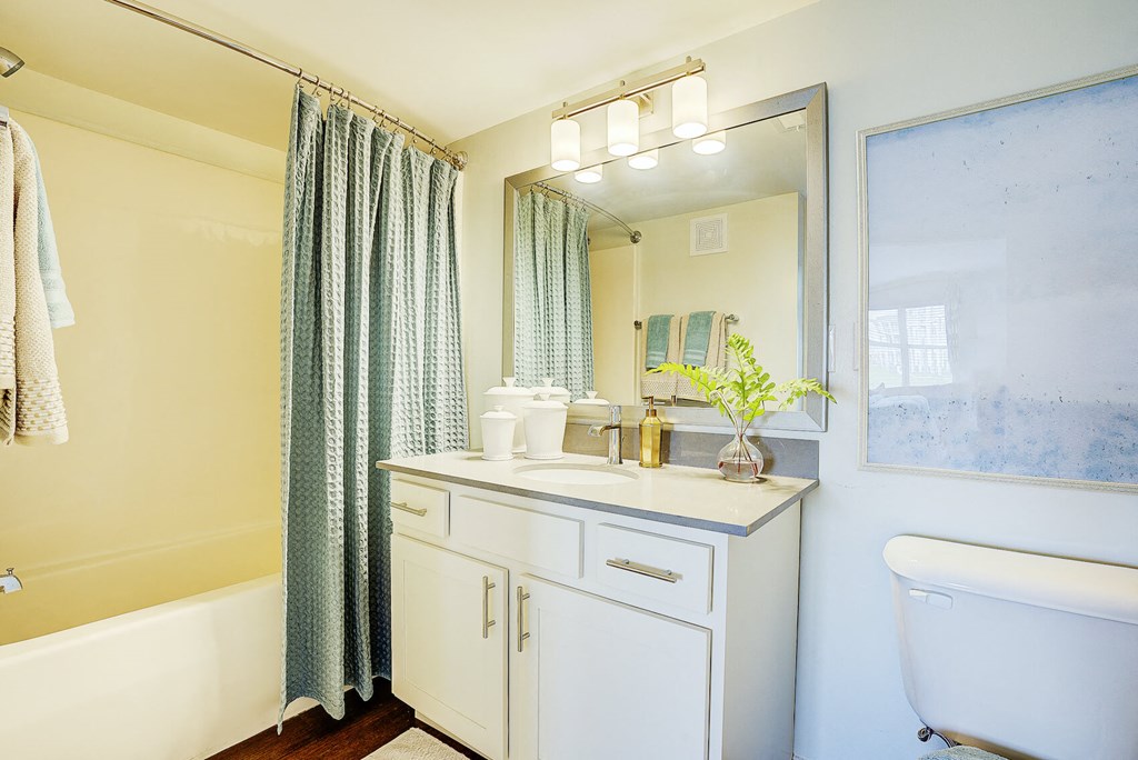 Designer Bathroom Suites at Mallard Bay Apartments, Crown Point, Indiana