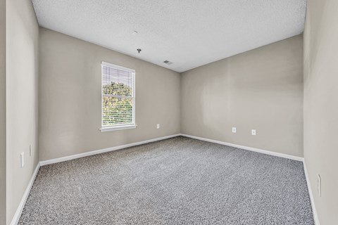 an empty room with carpet and a window at Trophy Club at Bellgrade, Midlothian, VA, 23113