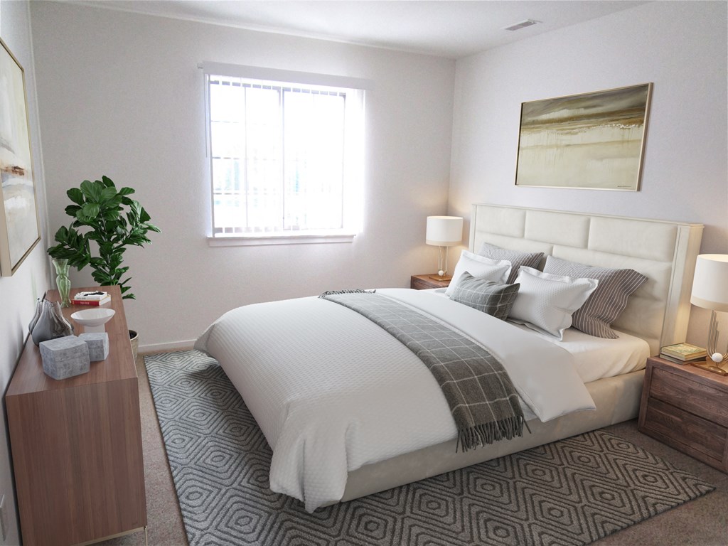 Second Bedroom in Spruce Layout at Thornridge Apartments, Grand Blanc