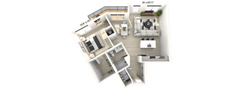 1 bed 1 bath luxury apartment in Midlothian, VA