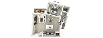 luxurious 1 bed 1 bath apartment home at Luxe 360 on Centerpointe